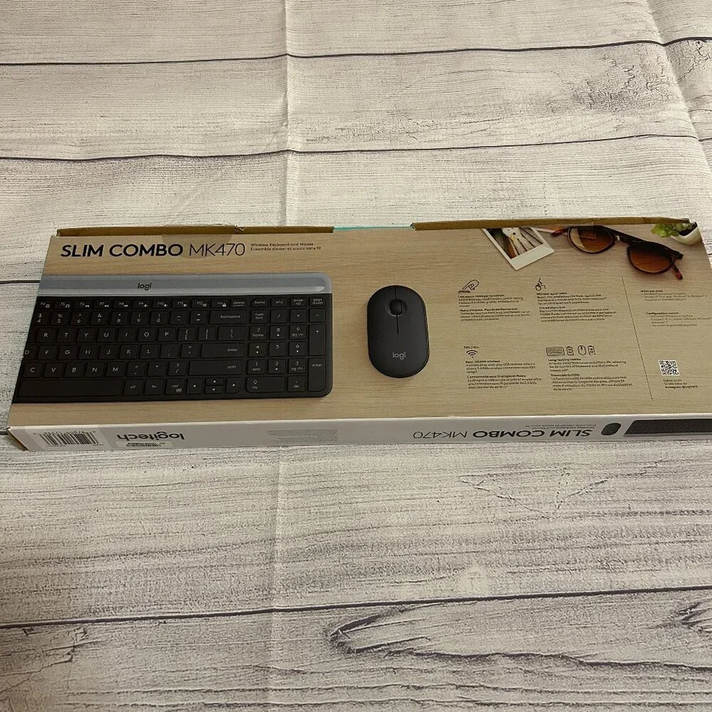 Logitech MK470 Slim Wireless Keyboard and Mouse Combo